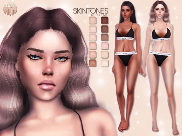 Alpha busratr Skintones BH03 - The Sims 4 Custom Content