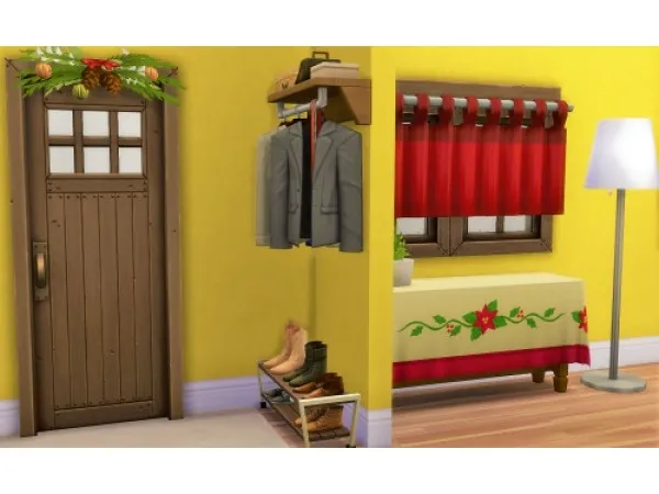 Maxis Match Shoe and wall coat hangers as a dresser (override) by waitwhoisthat - The Sims 4 Custom Content