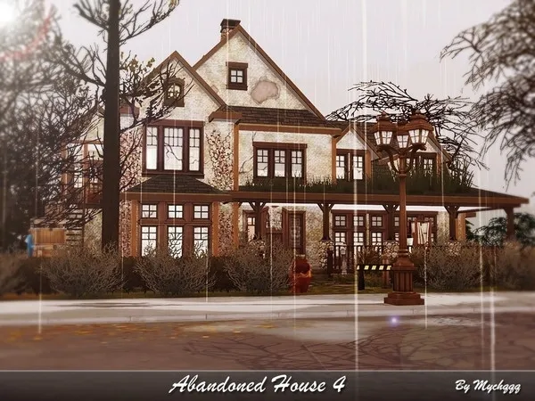 Alpha Abandoned House 4 - The Sims 4 Custom Content