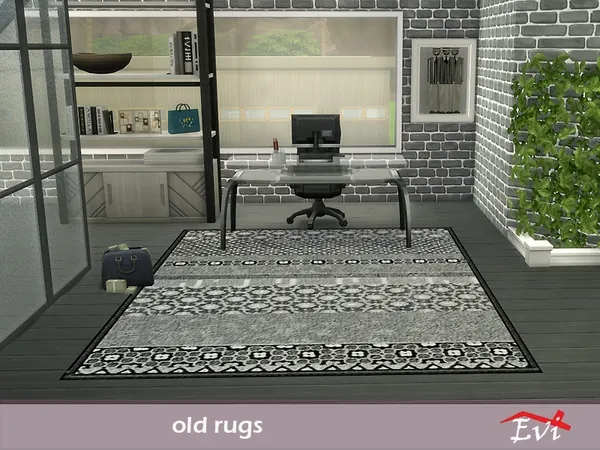 Old rugs 2 by thesimsresource - The Sims 4 Custom Content