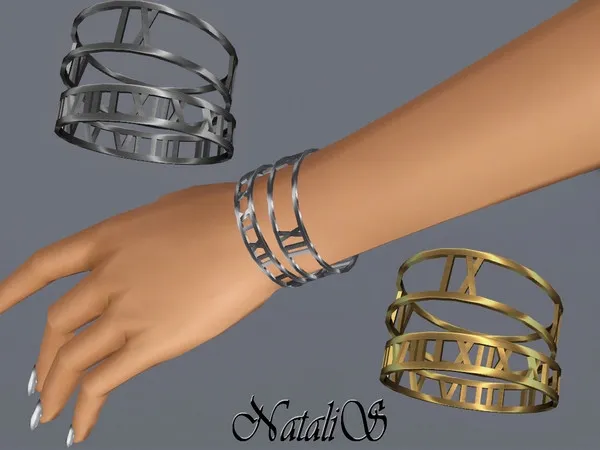 NataliS Roman numeral bracelet - The Sims 3 Custom Content