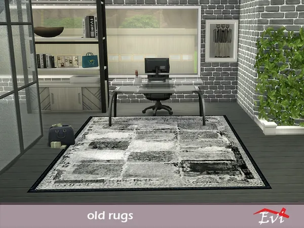 Old rugs 1 by thesimsresource - The Sims 4 Custom Content