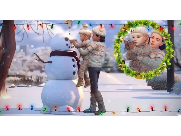 Alpha Winter collection Poses anj by reanika - The Sims 4 Custom Content