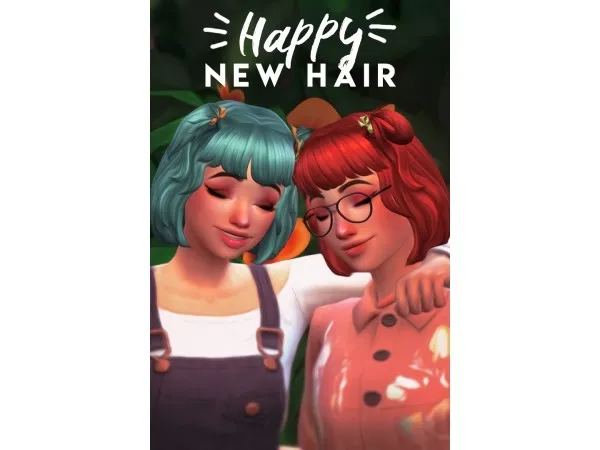 Alpha Sunny Honey hair by zebrazest - The Sims 4 Custom Content