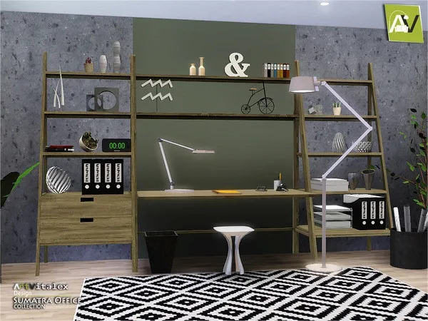 Sumatra Office - The Sims 3 Custom Content