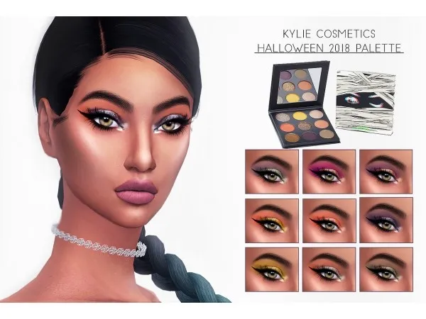 Maxis Match Halloween Palette Kylie Cosmetics - The Sims 4 Custom Content