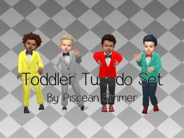 Maxis Match Toddler Tuxedo set by pisceansimmer - The Sims 4 Custom Content