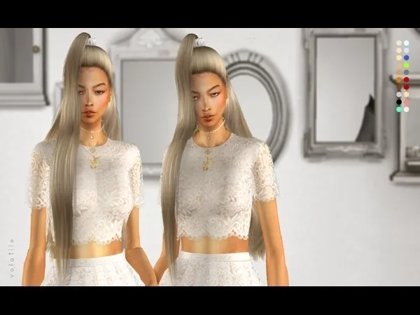 Alpha Soto Hair - The Sims 4 Custom Content