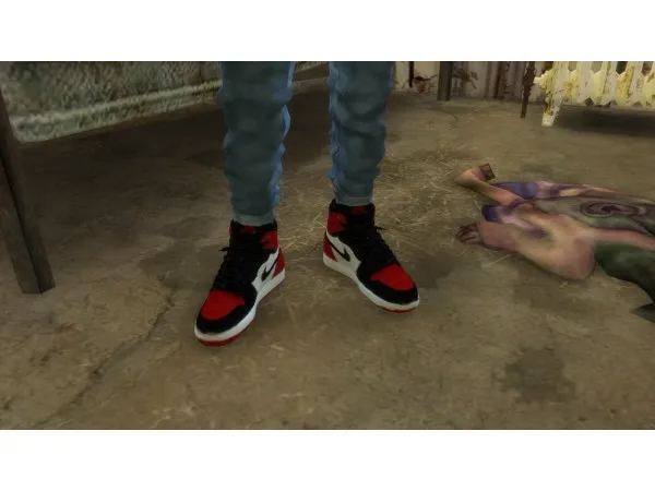 Alpha Retro Jordan 1s by brandysims1 - The Sims 4 Custom Content