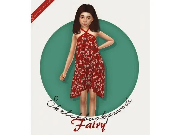 Alpha Sketchbookpixels Fairy 3T4 by simiracle - The Sims 4 Custom Content