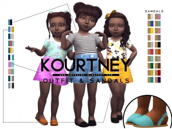 Maxis Match KOURTNEY DRESS SANDALS by simsfinds - The Sims 4 Custom Content