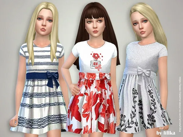 Alpha Designer Dresses Collection P117 - The Sims 4 Custom Content