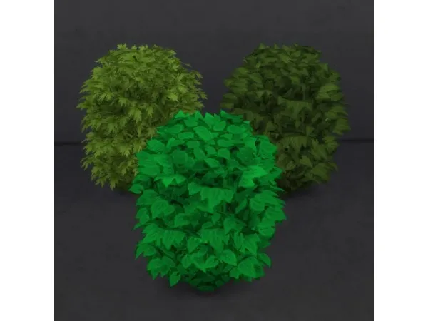 Maxis Match Toilet Bush Recolors by brazenlotus - The Sims 4 Custom Content