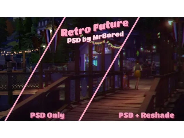 Mix Retro Future PSD by MrBored - The Sims 4 Custom Content