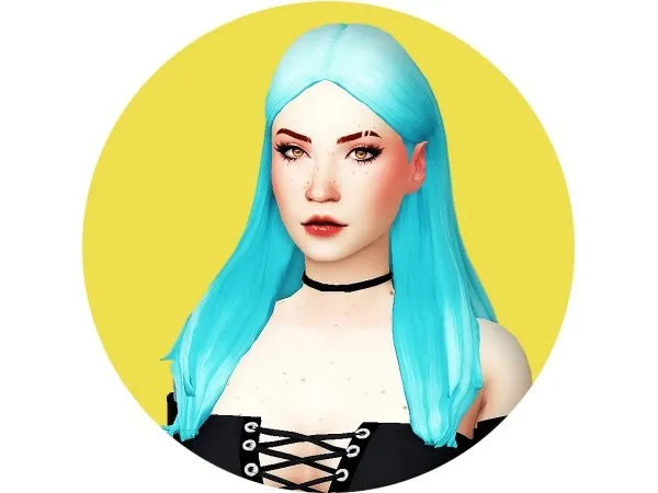 Maxis Match ZebraZests Emily Hair in Eezo Shot by auralixx - The Sims 4 Custom Content