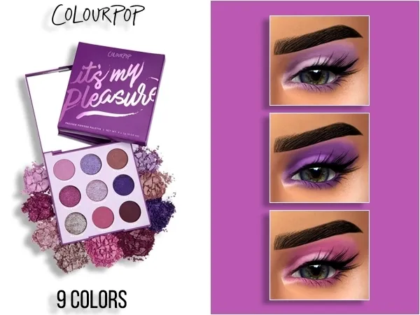 Alpha COLOURPOP It's My Pleasure Palette - The Sims 4 Custom Content