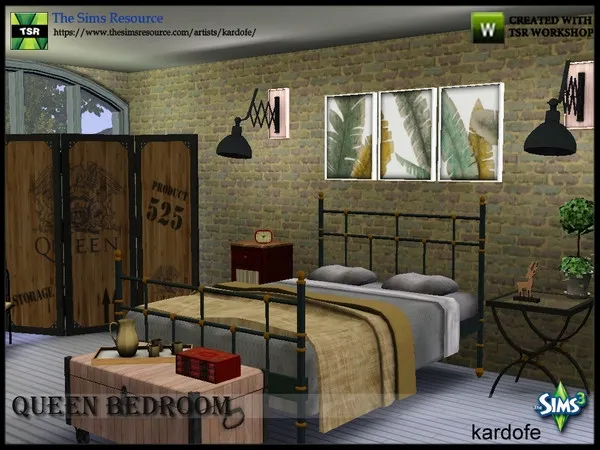 kardofe_Queen Bedroom - The Sims 3 Custom Content