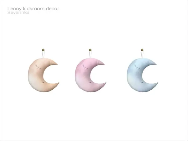 [Lenny kidsroom] Moon wall decor - The Sims 4 Custom Content