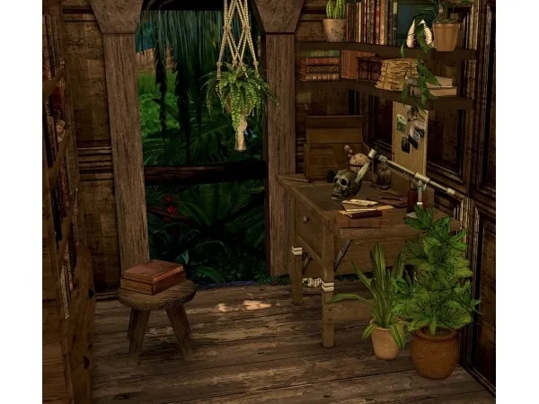 Maxis Match Archeology Table Retexture ancolia by blue - The Sims 4 Custom Content