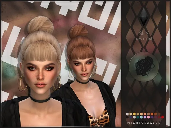 Alpha Nightcrawler Shy - The Sims 4 Custom Content