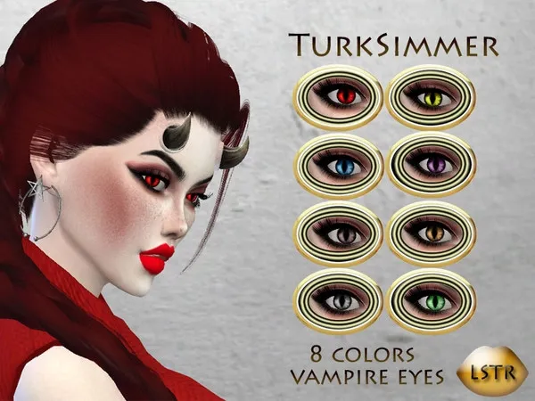 Alpha LS Vampire Eyes - The Sims 4 Custom Content