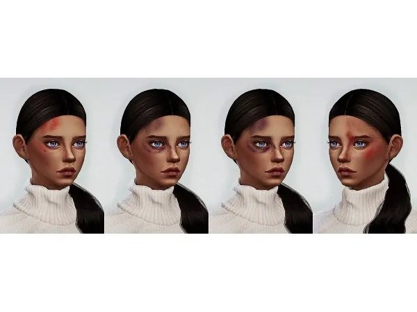 Alpha Bruises by daniparadise - The Sims 4 Custom Content
