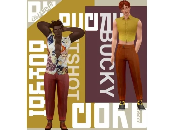 Maxis Match for ur male sims by glumbut - The Sims 4 Custom Content