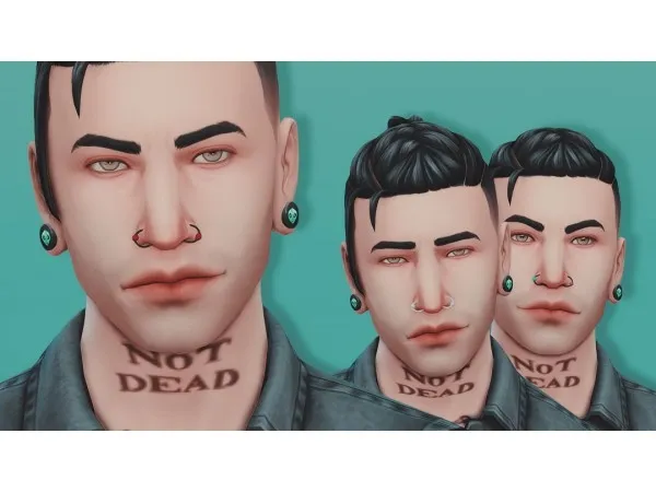 Maxis Match Nose Rings by xrattrap - The Sims 4 Custom Content