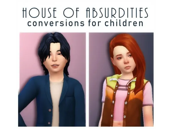 Alpha Puppy Dog and Sister Next Door Hairs by berrybloomsims - The Sims 4 Custom Content