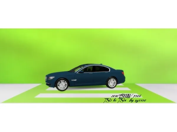 Alpha SG5150 2010 BMW 750I5 - The Sims 4 Custom Content
