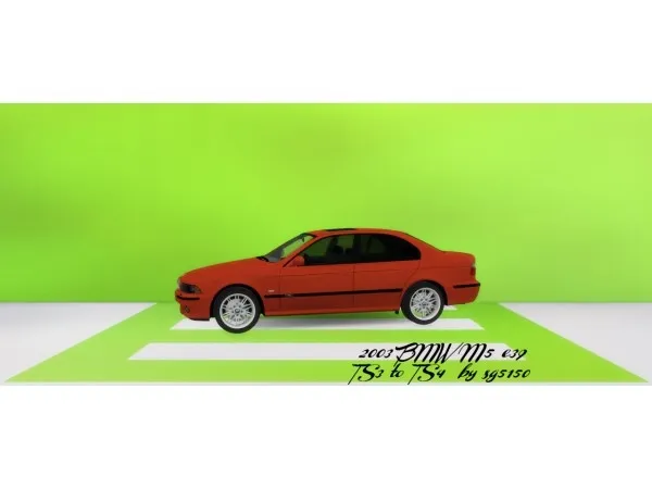 Alpha sg5150 2003 BMW M5 e39 - The Sims 4 Custom Content