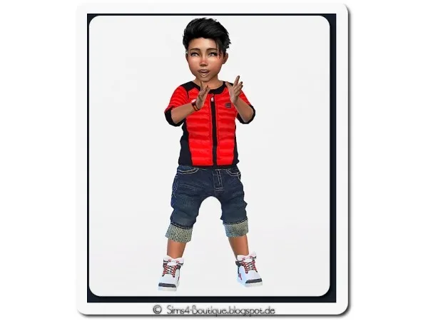 Alpha Designer Set for Toddler Boys boutique by simsfinds - The Sims 4 Custom Content
