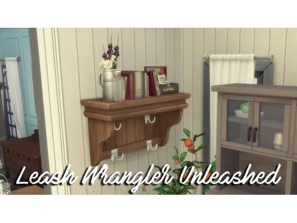 Maxis Match Leash Wrangler Unleashed a CD remesh by thesimsblues - The Sims 4 Custom Content