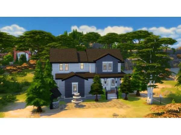 Alpha The decades challenge 1920s house NO by iSandor - The Sims 4 Custom Content