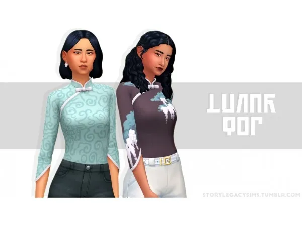 Maxis Match LUNAR TOP by storylegacysims - The Sims 4 Custom Content