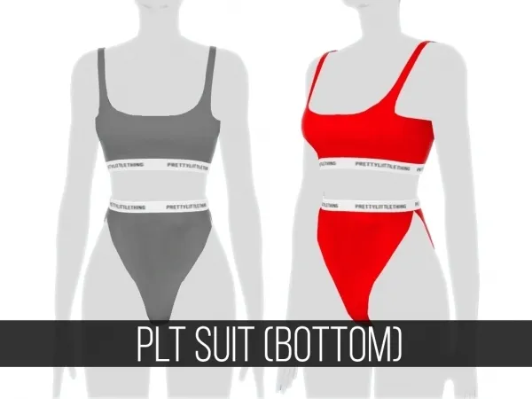 Maxis Match PLT SUIT BOTTOM - The Sims 4 Custom Content