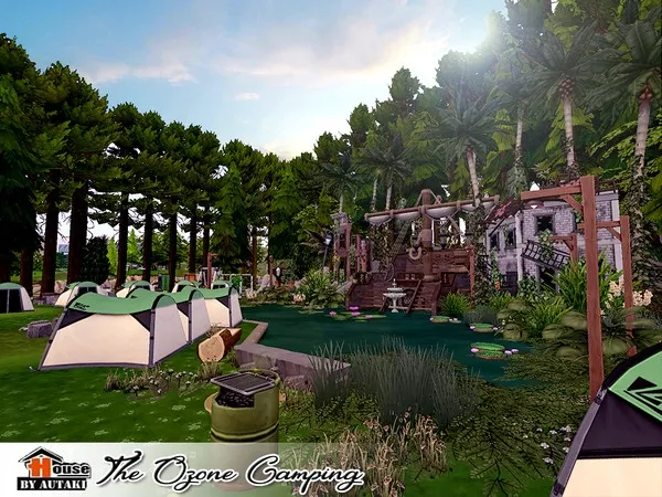 Alpha The Ozone Camping - The Sims 4 Custom Content