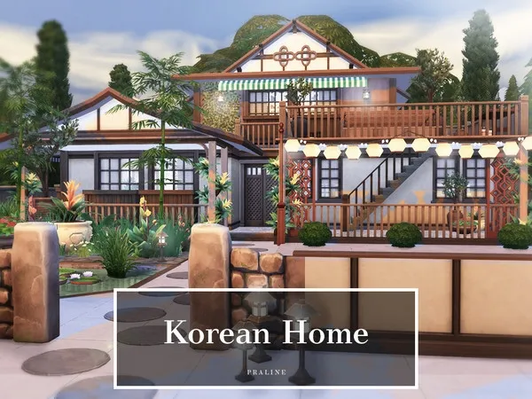 Maxis Match Korean Home - The Sims 4 Custom Content