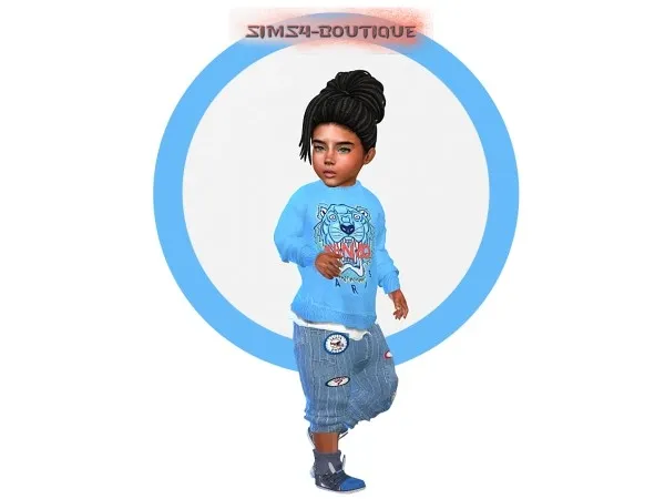 Alpha Designer Set for Toddler Boys boutique by sims4 - The Sims 4 Custom Content