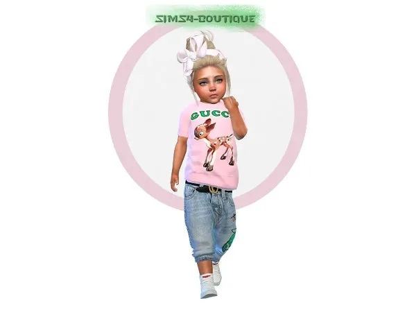 Alpha Designer Set for Toddler Girls boutique by sims4 - The Sims 4 Custom Content