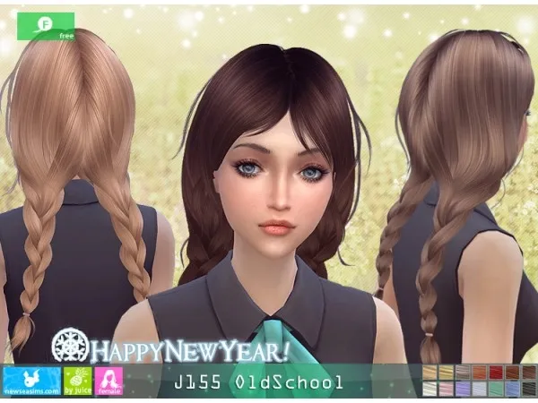 Alpha Newseasims J155 Old School - The Sims 4 Custom Content