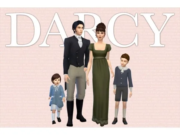 Maxis Match Darcy by regencysims4 - The Sims 4 Custom Content