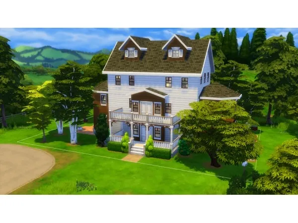 Alpha The decades challenge 1930s house NO by iSandor - The Sims 4 Custom Content