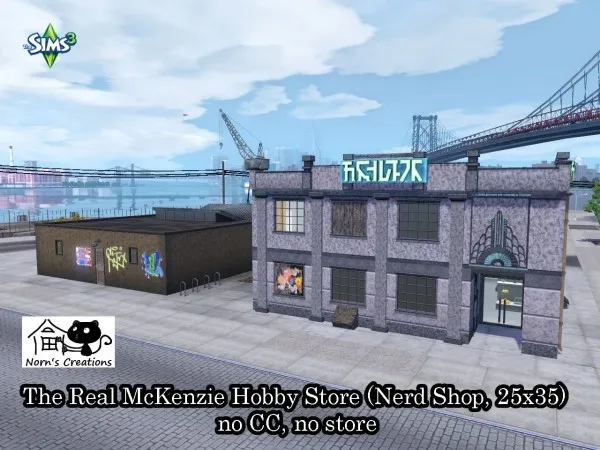 Real McKenzie Hobby Store by nornities - The Sims 3 Custom Content
