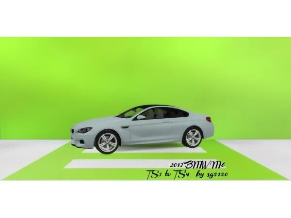 Alpha sg5150 2013 BMW M6 - The Sims 4 Custom Content