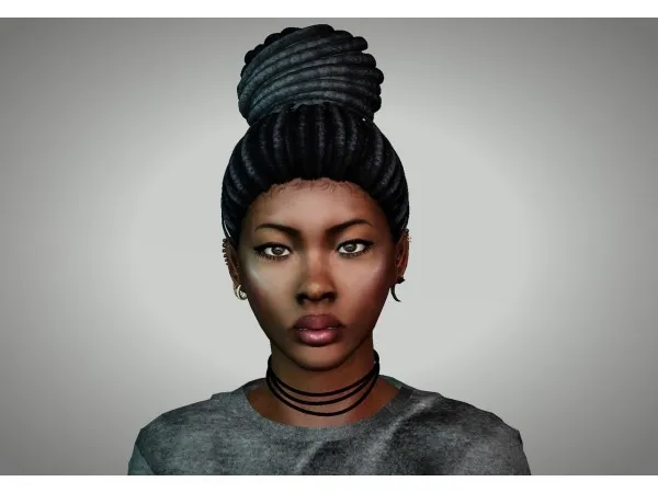 nemiga sims Mocha hair - The Sims 3 Custom Content