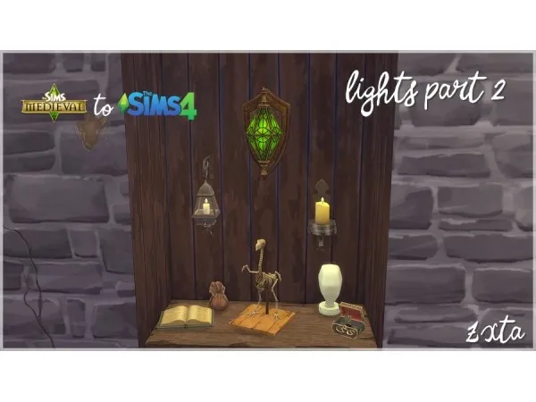 Maxis Match zx ta Lamps from TSM - The Sims 4 Custom Content