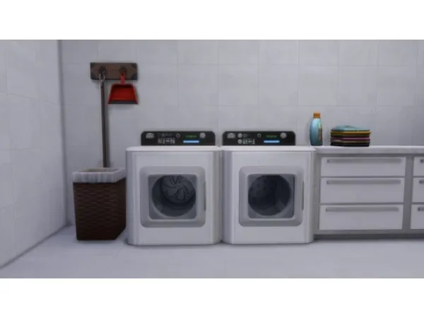 Alpha thesimmer40 Ambitious Washer Dryer - The Sims 4 Custom Content