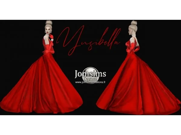 Alpha Ynsibella Robe by jomsims - The Sims 4 Custom Content