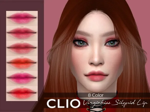 Alpha LMCS CLIO Virginkiss Silquid Lip - The Sims 4 Custom Content